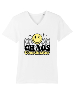 Chaos Coordinator Tricou mânecă scurtă guler V Bărbat Presenter