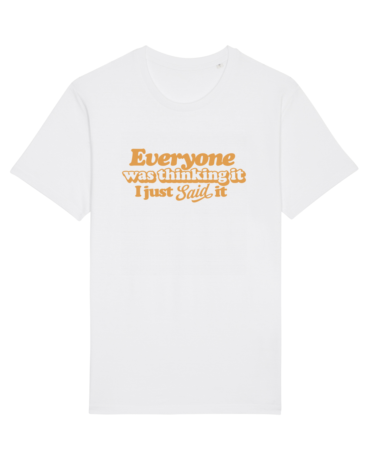 Tricou mânecă scurtă Unisex Rocker White