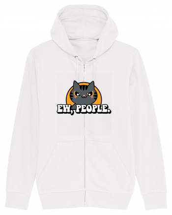 Ew, people | Funny Cat White