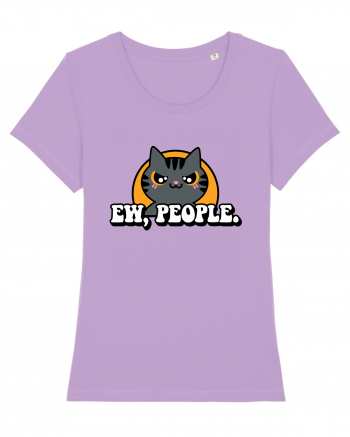 Ew, people | Funny Cat Lavender Dawn