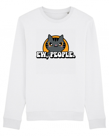 Ew, people | Funny Cat White