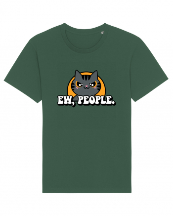 Ew, people | Funny Cat Bottle Green