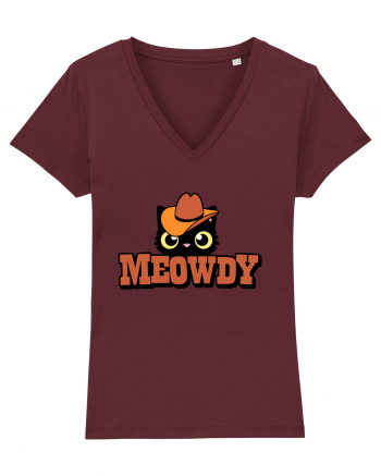 Meowdy Burgundy