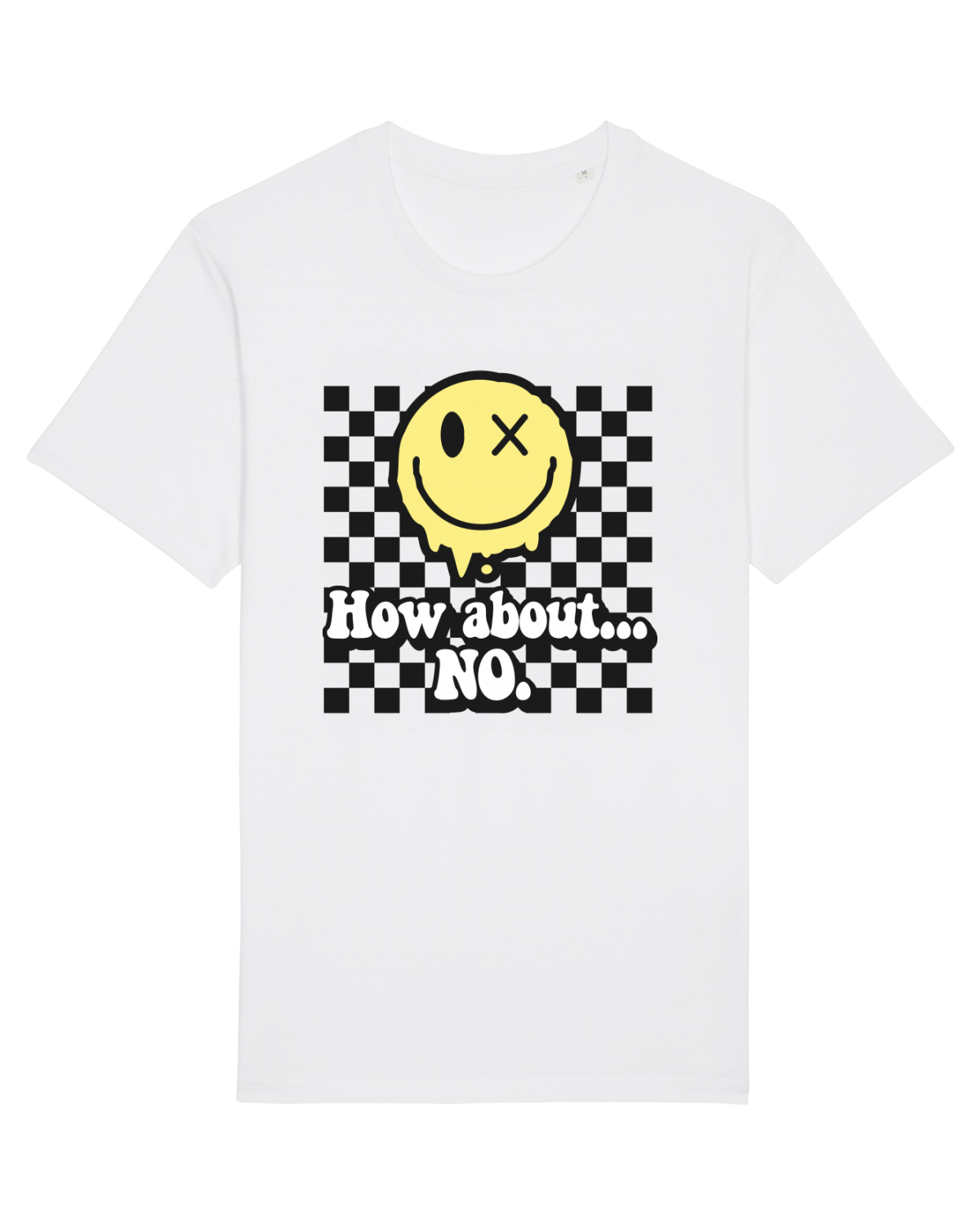 Tricou mânecă scurtă Unisex Rocker White