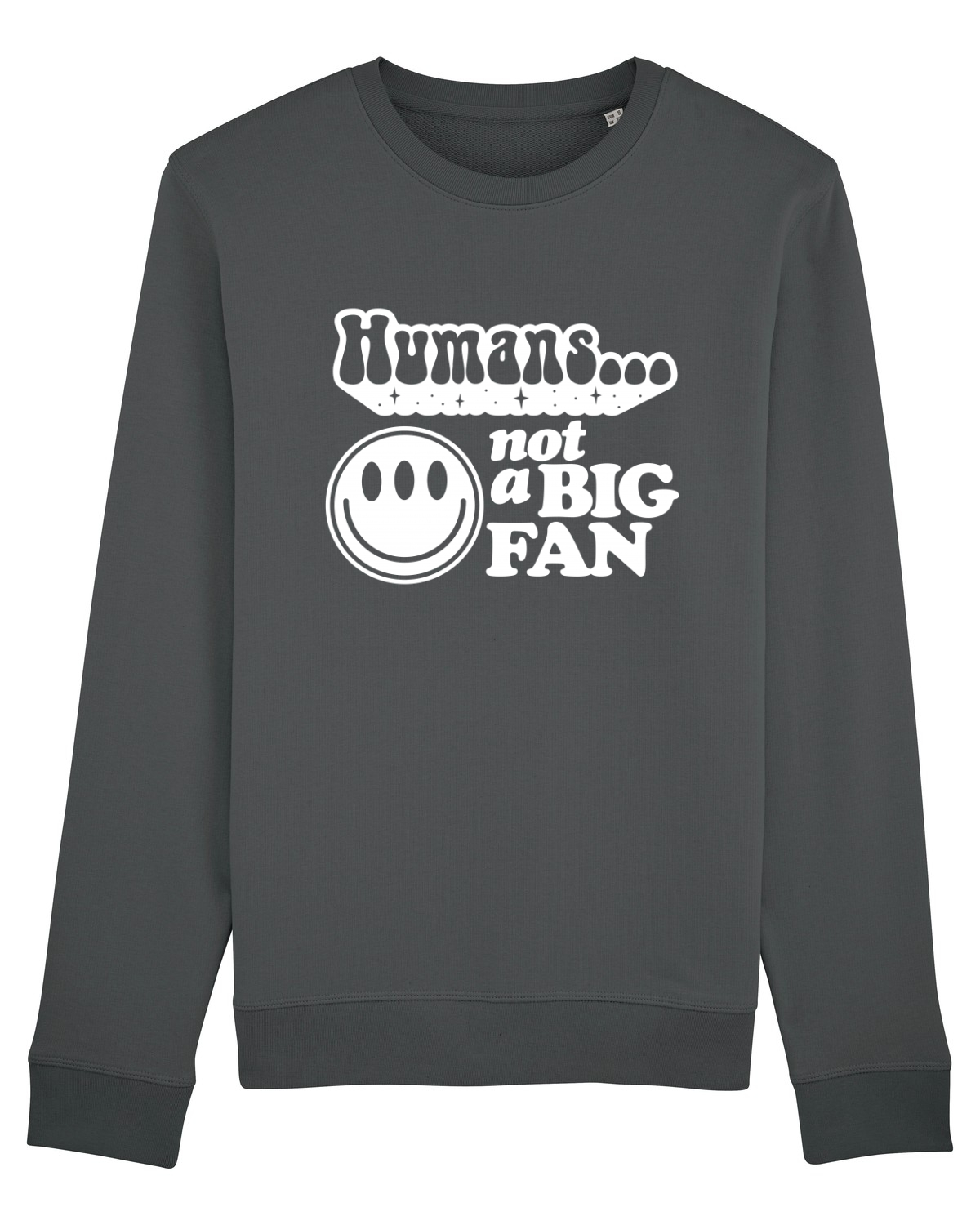 Bluză mânecă lungă Unisex Rise Anthracite