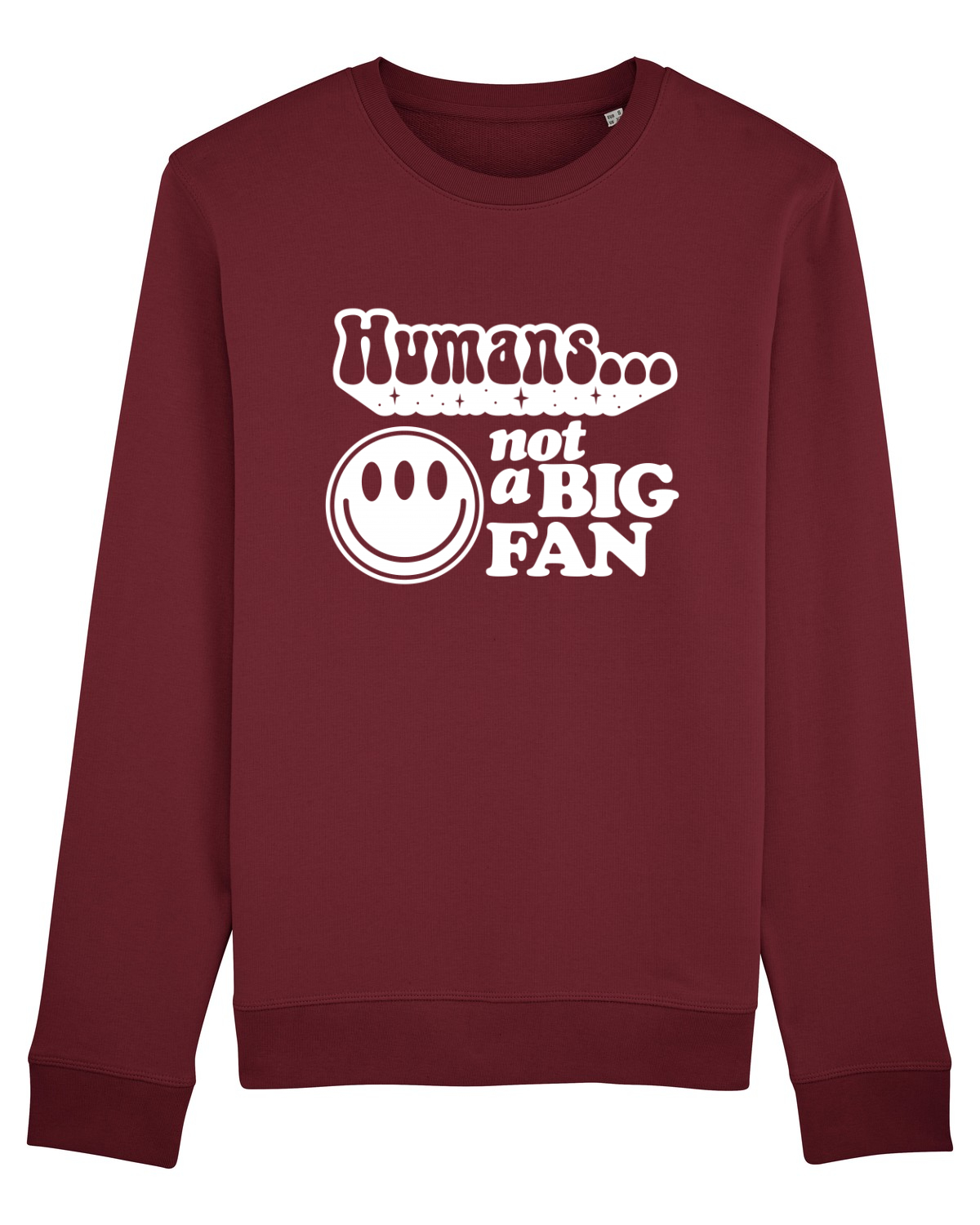 Bluză mânecă lungă Unisex Rise Burgundy