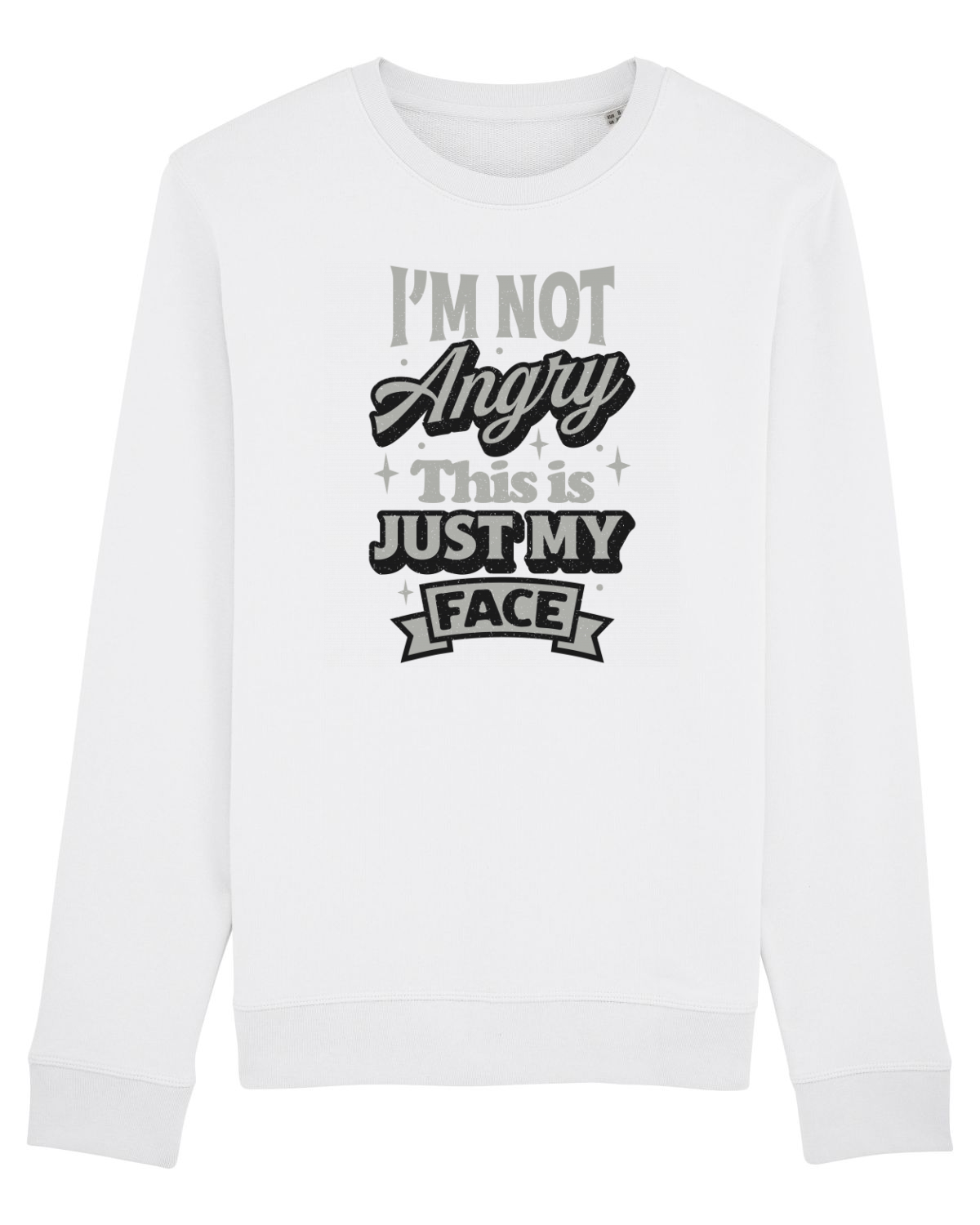 Bluză mânecă lungă Unisex Rise White