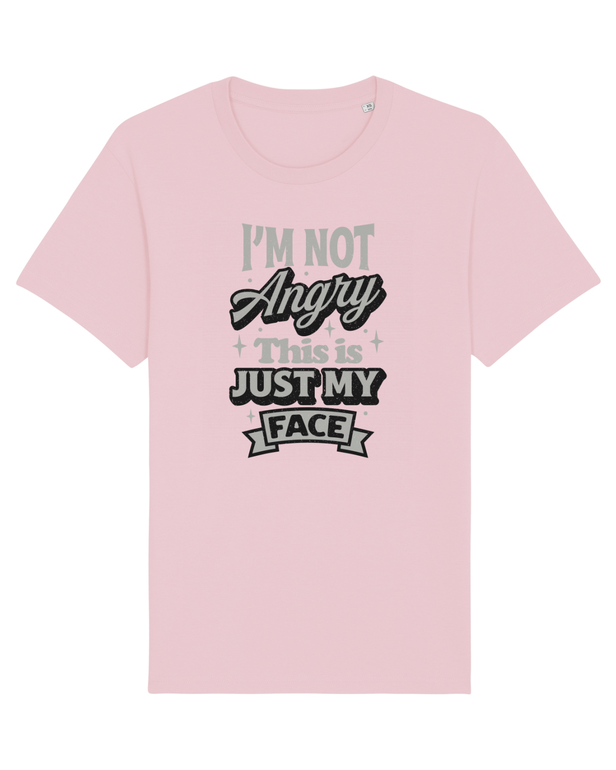 Tricou mânecă scurtă Unisex Rocker Cotton Pink