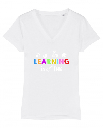 Learning is fun White