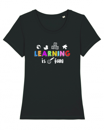 Learning is fun Black