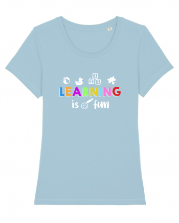 Learning is fun Sky Blue