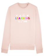 Learning is fun Bluză mânecă lungă Unisex Rise