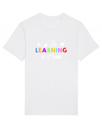 Learning is fun White