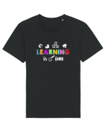 Learning is fun Tricou mânecă scurtă Unisex Rocker