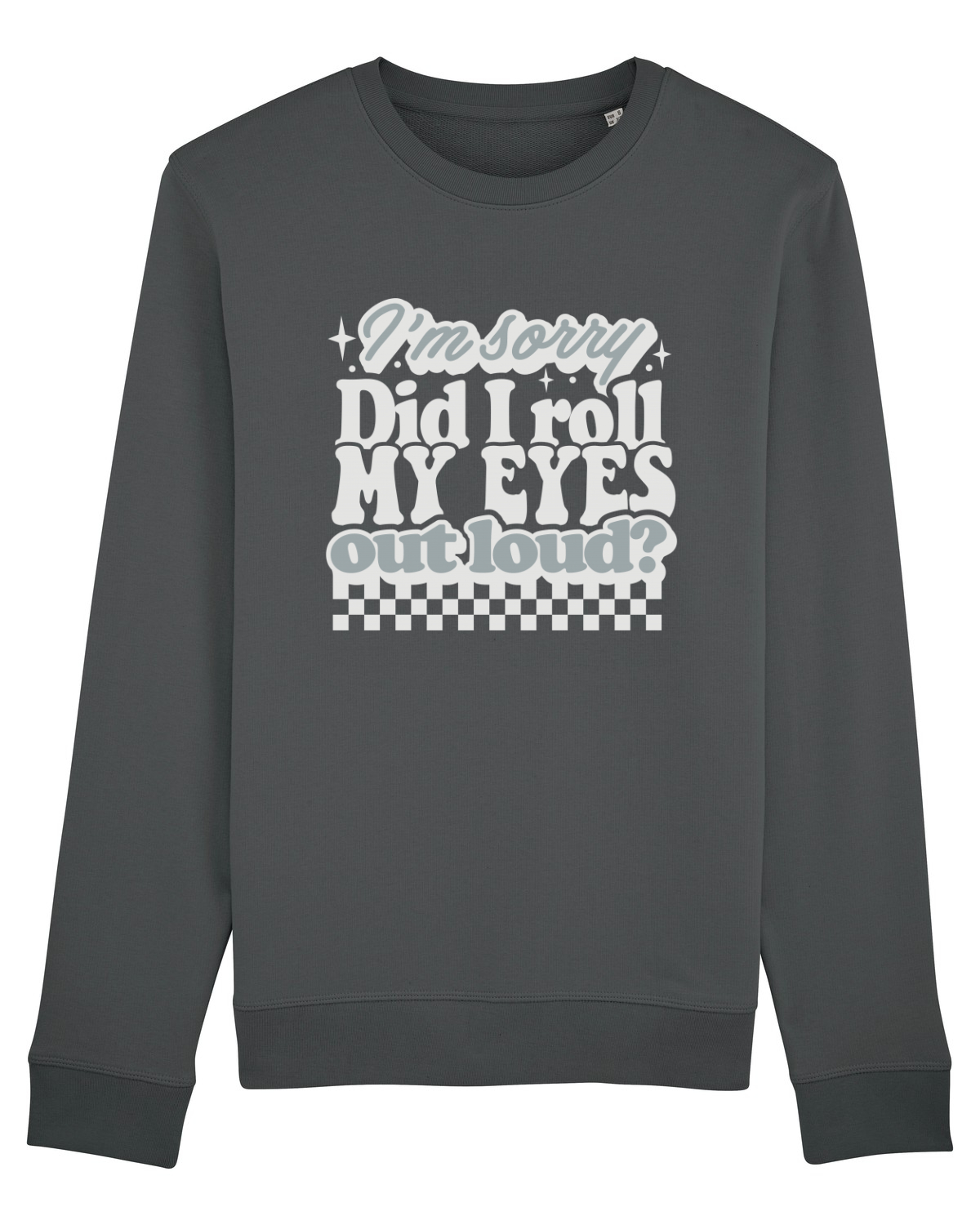 Bluză mânecă lungă Unisex Rise Anthracite