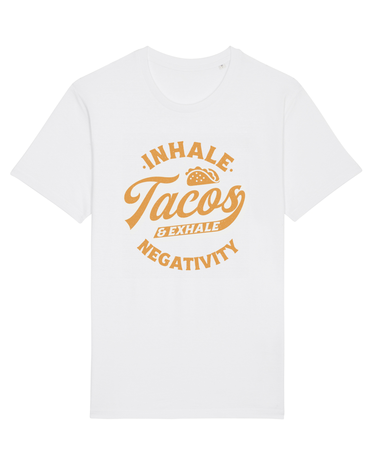 Tricou mânecă scurtă Unisex Rocker White