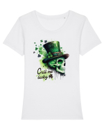 de St Patrick - Call me lucky Tricou mânecă scurtă guler larg fitted Damă Expresser