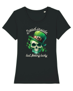 de St Patrick - Dead inside but feeling lucky Tricou mânecă scurtă guler larg fitted Damă Expresser