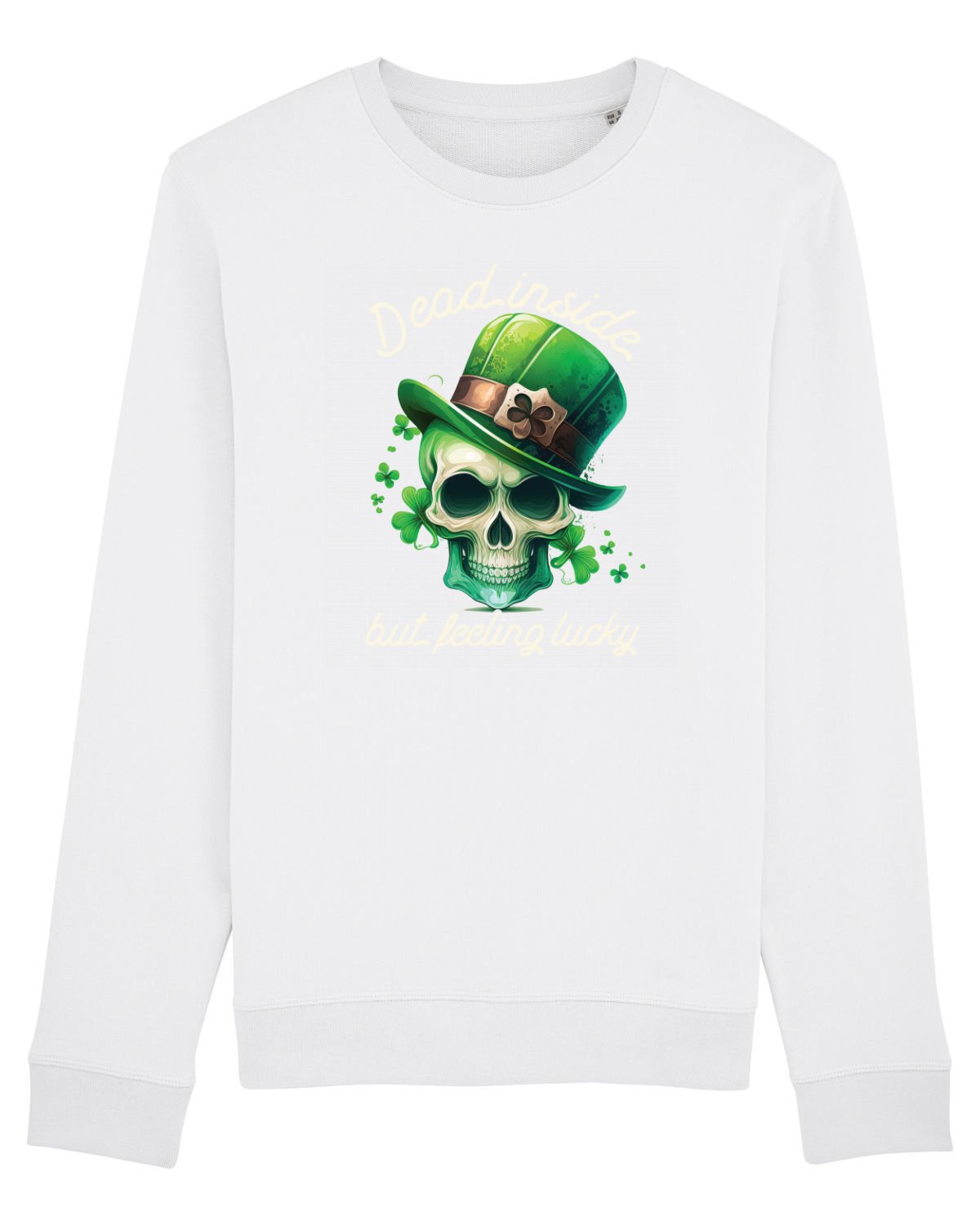 Bluză mânecă lungă Unisex Rise White