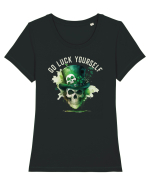 de St Patrick - Go luck yourself Tricou mânecă scurtă guler larg fitted Damă Expresser