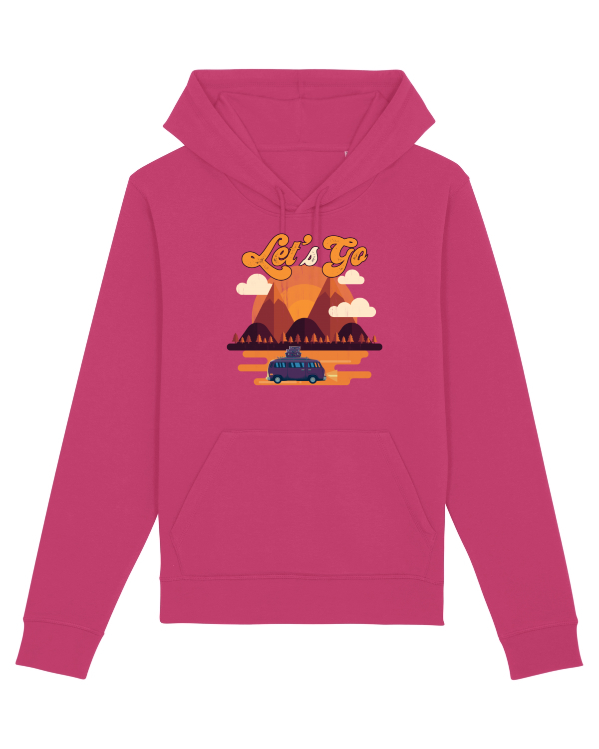 Hanorac Unisex Drummer Raspberry