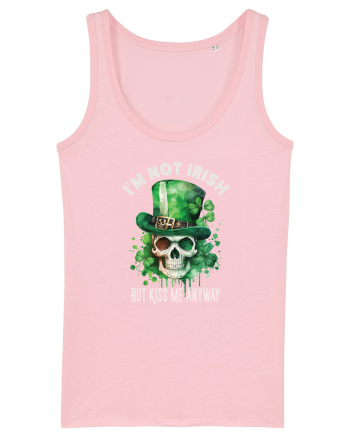de St Patrick - I am not irish but kiss me anyway Cotton Pink