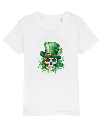 de St Patrick - I am not irish but kiss me anyway White