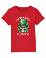 de St Patrick - I am not irish but kiss me anyway Tricou mânecă scurtă  Copii Mini Creator