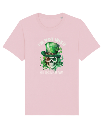 de St Patrick - I am not irish but kiss me anyway Cotton Pink