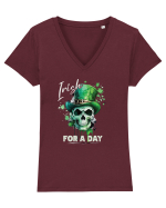 de St Patrick - Irish for a day Tricou mânecă scurtă guler V Damă Evoker