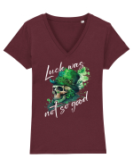 de St Patrick - Luck was not so good Tricou mânecă scurtă guler V Damă Evoker