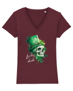 de St Patrick - Lucky dude Tricou mânecă scurtă guler V Damă Evoker