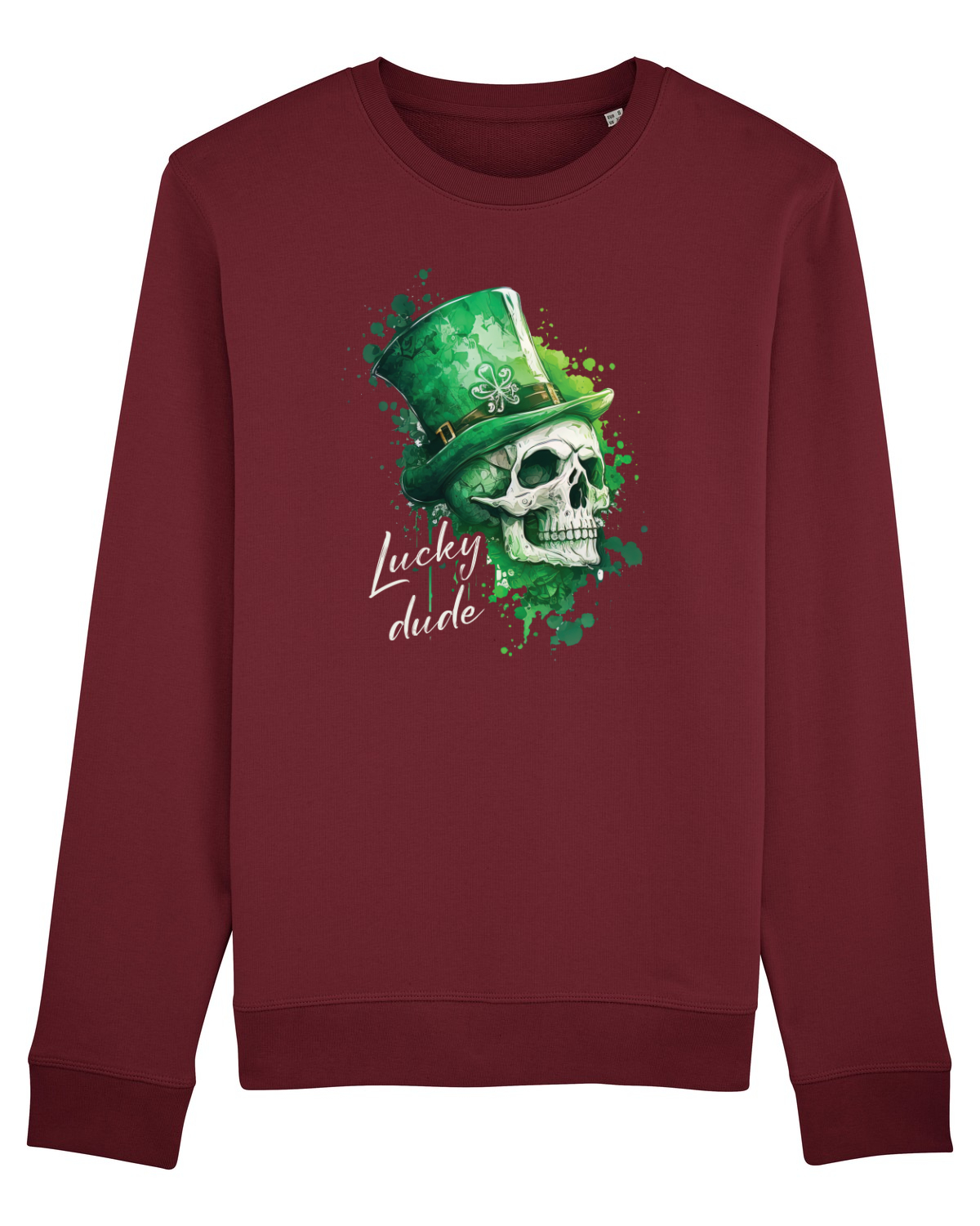 Bluză mânecă lungă Unisex Rise Burgundy