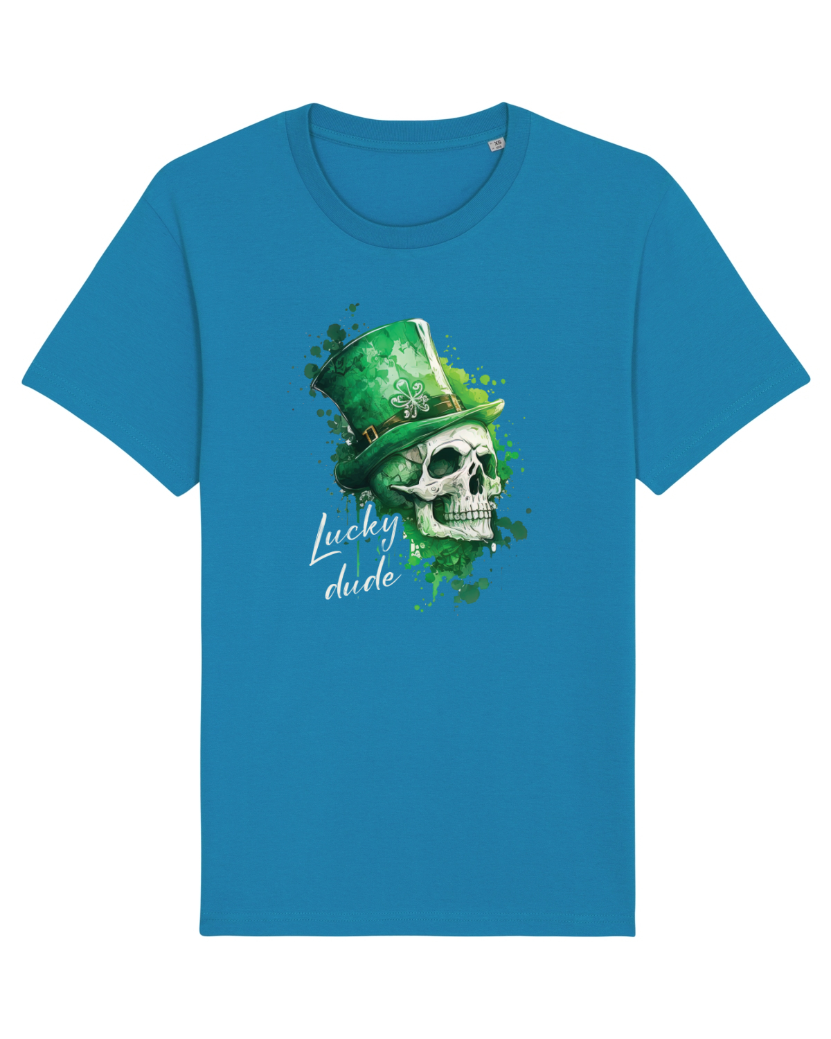 Tricou mânecă scurtă Unisex Rocker Azur