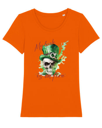 de St Patrick - My luck is on fire Bright Orange