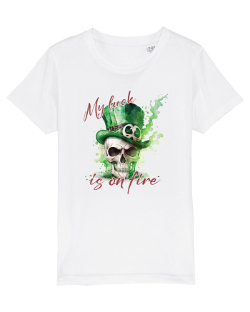 de St Patrick - My luck is on fire White
