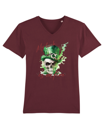 de St Patrick - My luck is on fire Burgundy