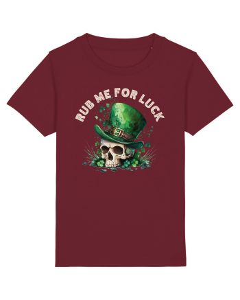 de St Patrick - Rub me for luck Burgundy