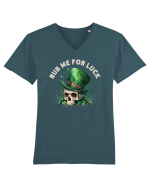de St Patrick - Rub me for luck Tricou mânecă scurtă guler V Bărbat Presenter
