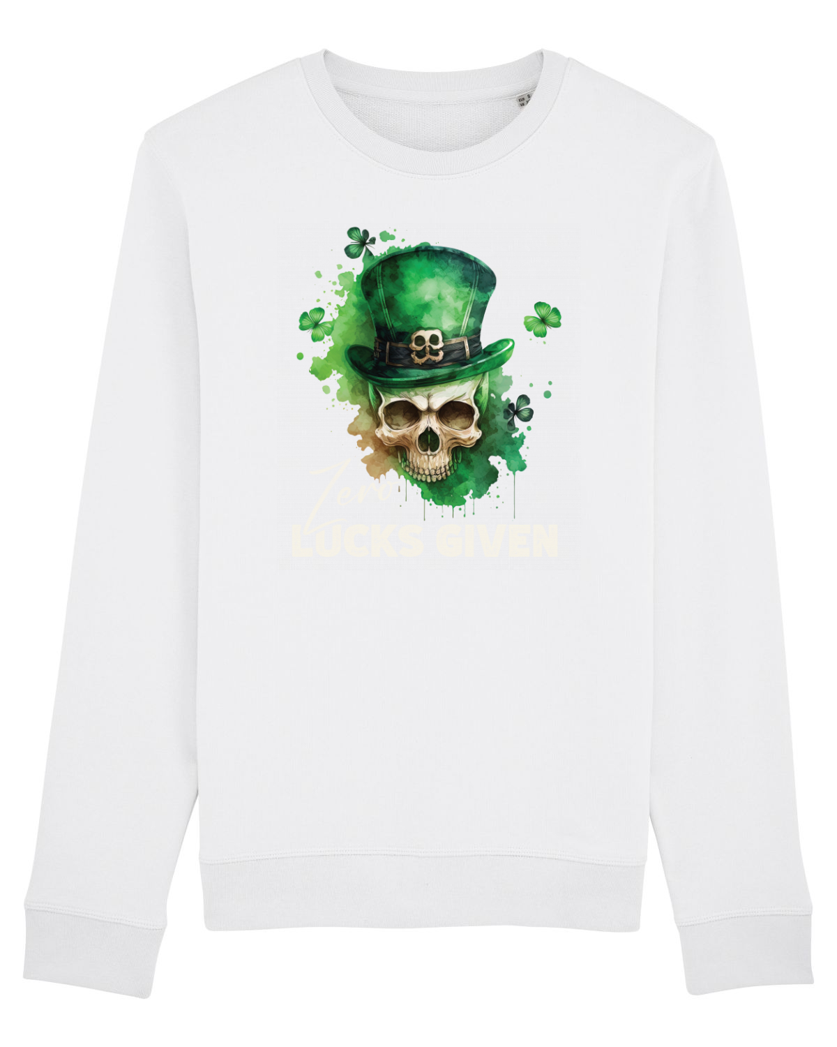 Bluză mânecă lungă Unisex Rise White