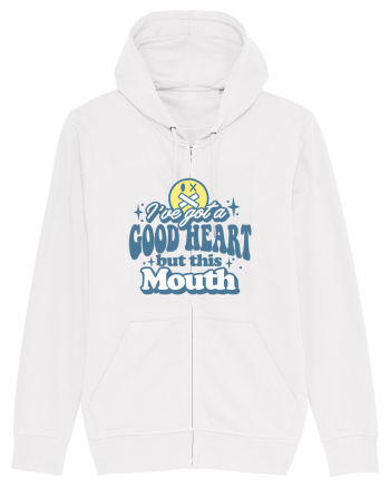 I've got a good heart but this mouth White