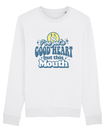 I've got a good heart but this mouth White