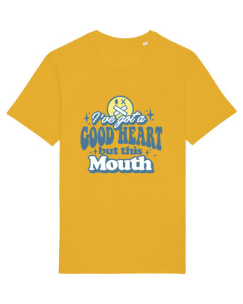 I've got a good heart but this mouth Spectra Yellow