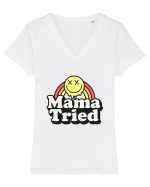 Mama tried Tricou mânecă scurtă guler V Damă Evoker