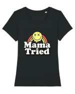 Mama tried Tricou mânecă scurtă guler larg fitted Damă Expresser