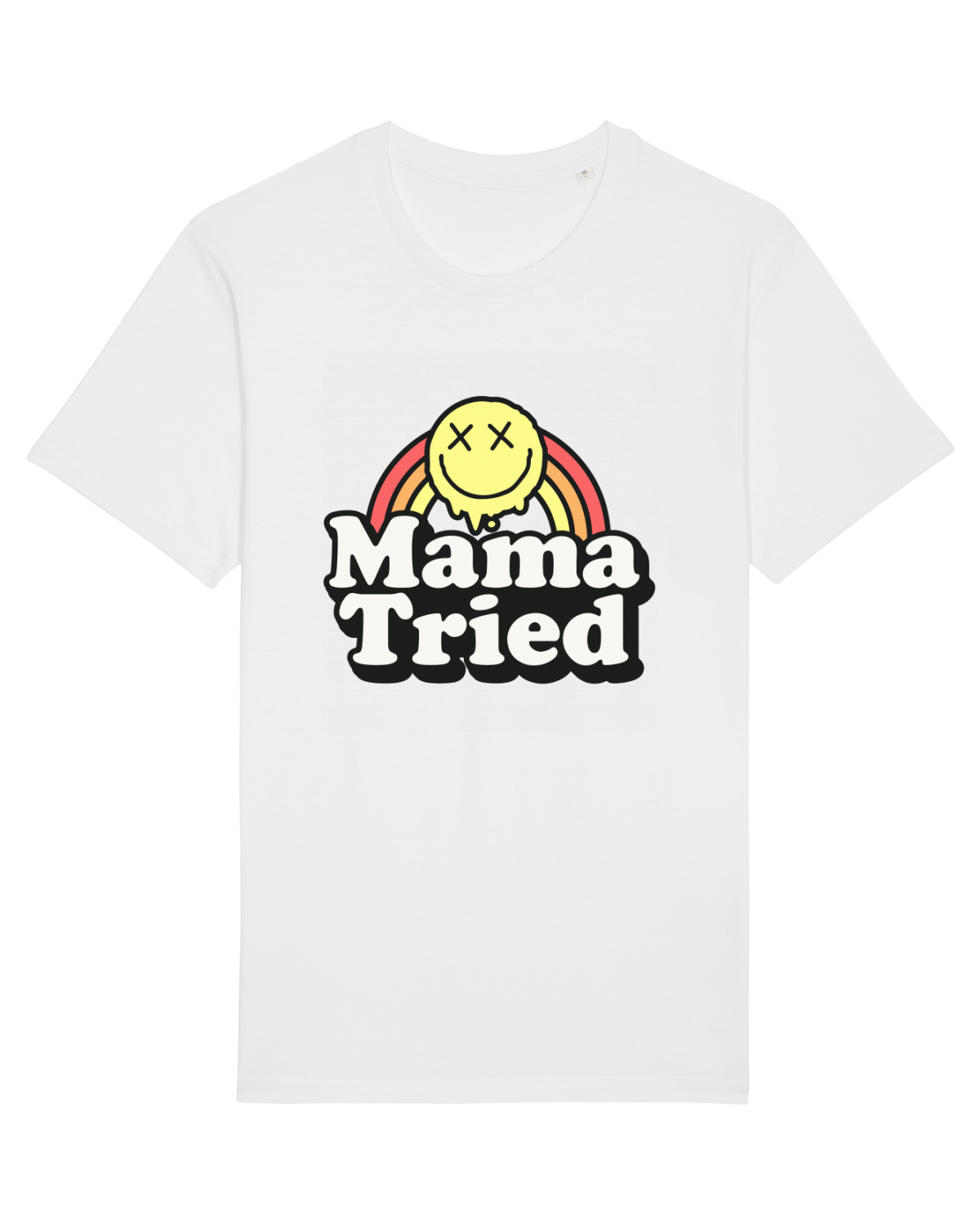Tricou mânecă scurtă Unisex Rocker White