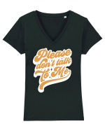 Please don't talk to me Tricou mânecă scurtă guler V Damă Evoker
