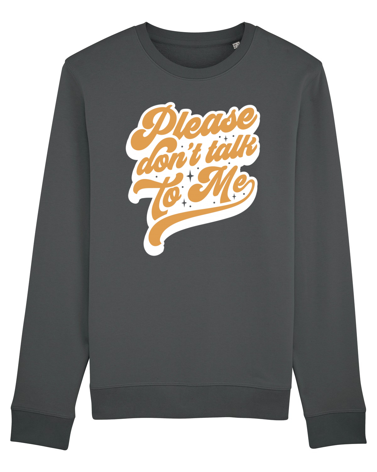 Bluză mânecă lungă Unisex Rise Anthracite