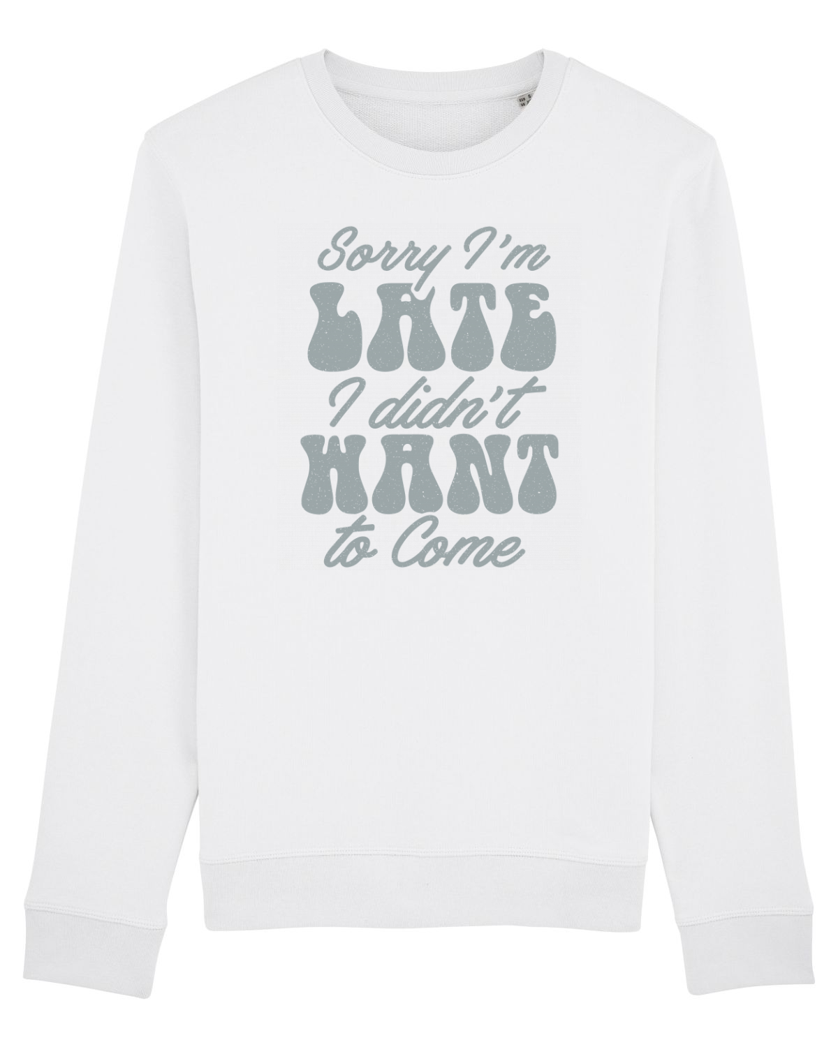 Bluză mânecă lungă Unisex Rise White