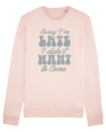 Sorry I'm Late I Didn't Want To Come Bluză mânecă lungă Unisex Rise